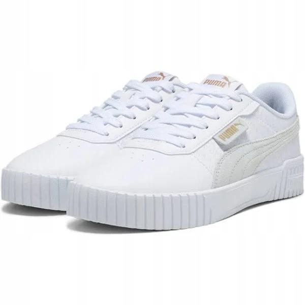 Puma Womens Carina 2.0 Logobsession - White / Gold