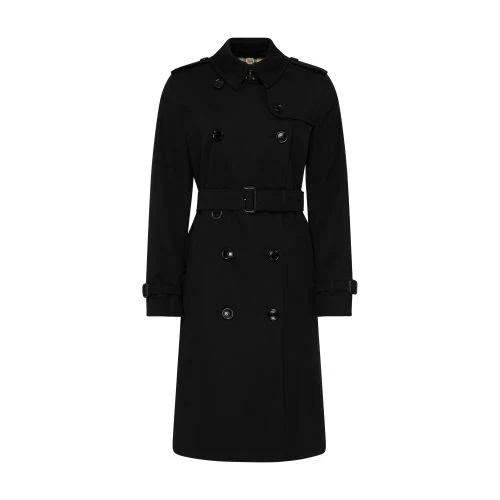 Burberry - Kensington Trench Coat Black For Women - Size 12 UK - 24S