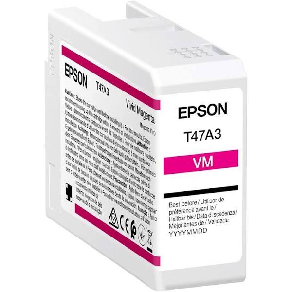 Epson SC-P906 Pro-10 Vivid Magenta 50ml T47A3 Ink