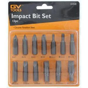 GV Tools Impact Bit Set 13 Piece GV028