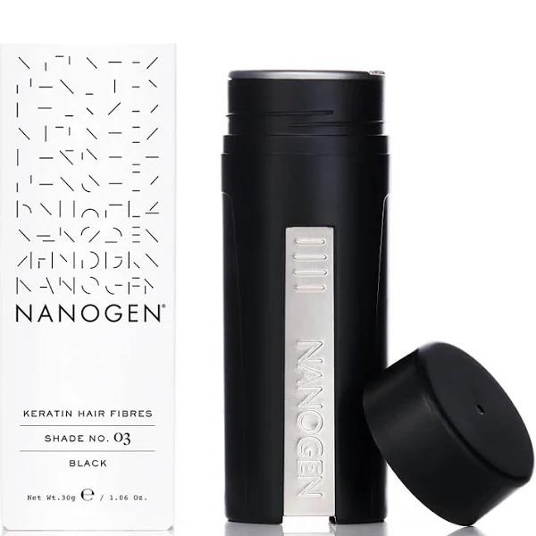 Nanogen Hair Fibres Black 30g