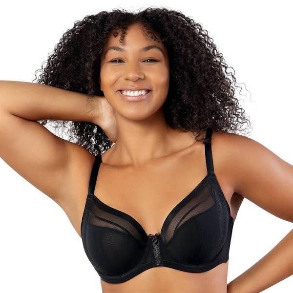 Parfait Shea Supportive Full Bust Plunge Bra - Black - 16GG