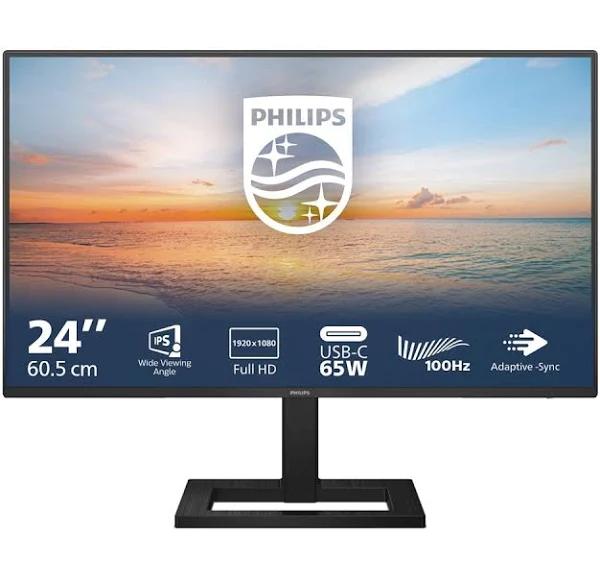 Philips 24” FHD 100Hz 1ms IPS Monitor with USB-C 24E1N1300A