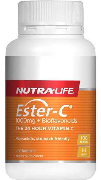 Nutra Life Ester-C 1000mg + Bioflavonoids 100 Tablets