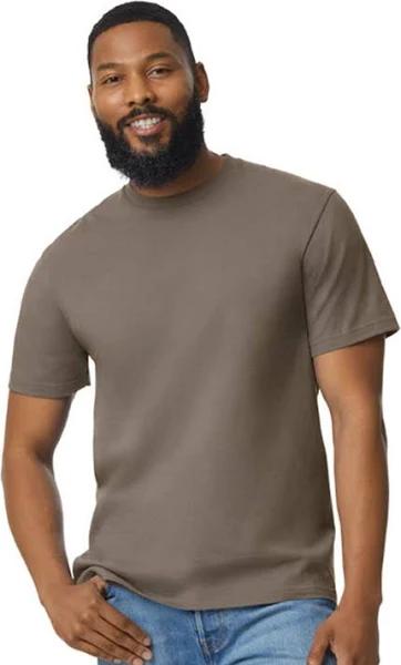 Gildan Unisex Adult Softstyle Midweight T-Shirt (Brown Savana) (S)