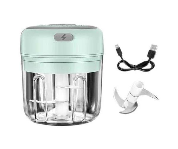 HOD 250ml USB Rechargeable Mini Garlic Chopper - Green