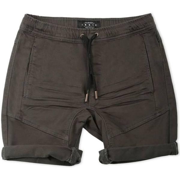 Indie Kids by Industrie Arched Drifter Shorts Khaki 12