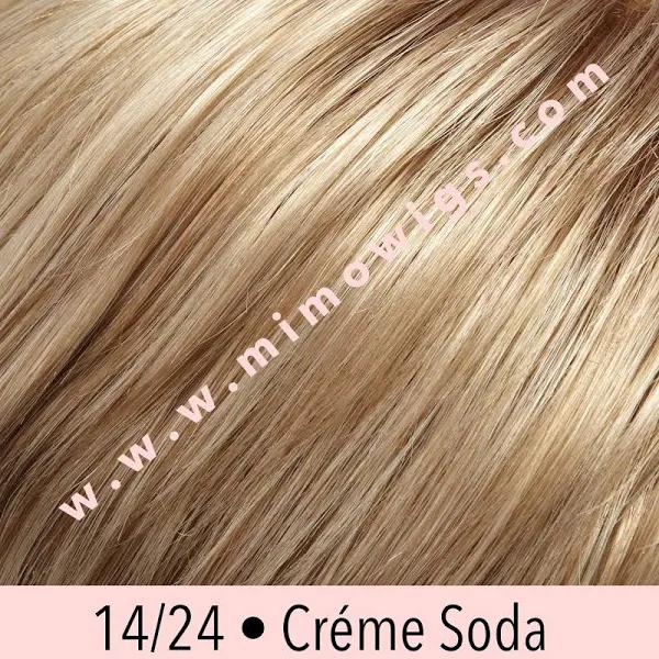 Jon Renau Top Form 12 Human Hair Hairpiece, 14 24 Creme Soda