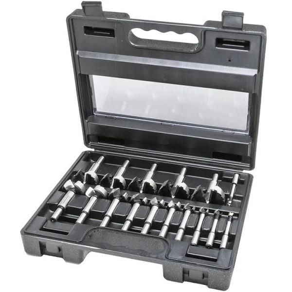 Carbatec 16 Piece Sawtooth & Forstner Combination Bit Set - Metric