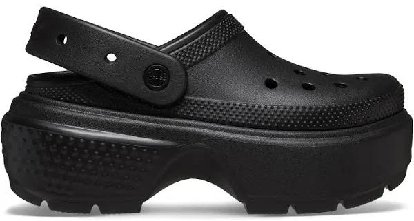 Crocs Stomp Clog; Black, W10/M8