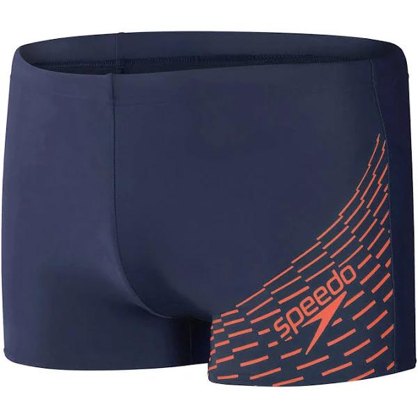 Speedo Mens Medley Logo Aqua Shorts Navy 18