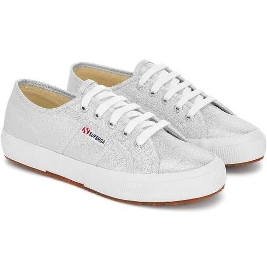 Superga: Women's 2750 Lamew Shoe - Silver (Size 35 EU)