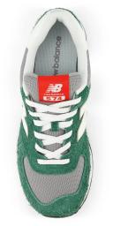 New Balance Green & Gray 574 Sneakers