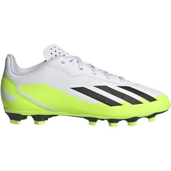 Adidas x Crazyfast .4 Kids Football Boots White/Black US 5