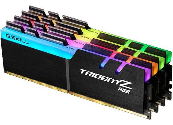 G.SKILL 64GB F4-3600C17Q-64GTZR DDR4 3600 MHz Trident Z RGB