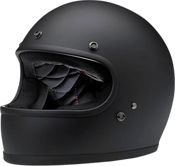 Biltwell Gringo Helmet, Flat Black / XS