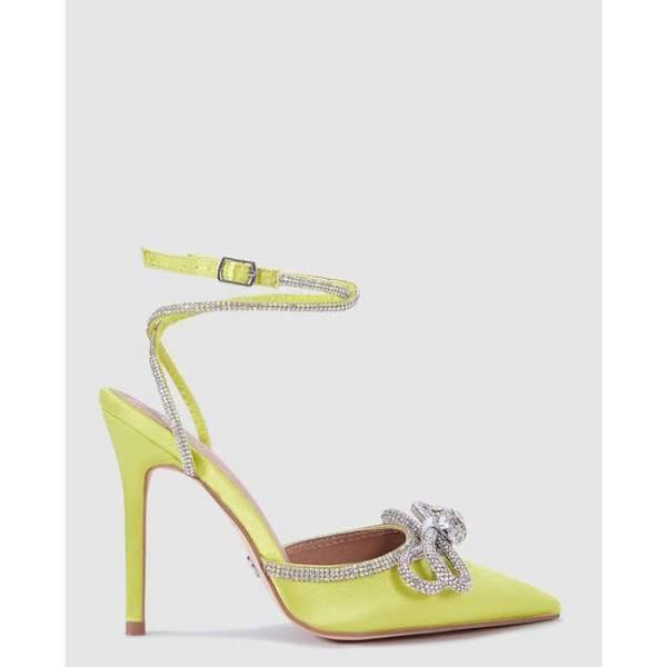 Novo ZOOBIBI Heels - Lime Satin - Womens - Size 5 - Synthetic - Ezibuy