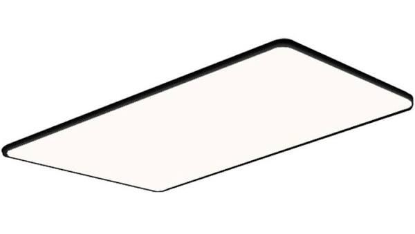 EMITTO Ultra-thin 5cm LED Ceiling Down Light Surface Mount Living Room Black 96W