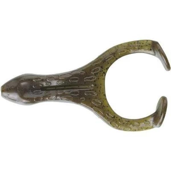 Zman Hard Leg Frogz 4 Inch Soft Plastic Lure, Green Pumpkin