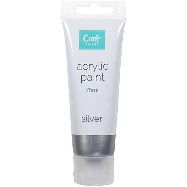 Craftsmart Acrylic Paint 75ml - Silver