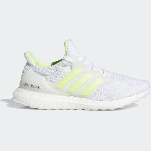 Adidas Ultra Boost 5.0 DNA Glow in The Dark White Signal Green (Women's)