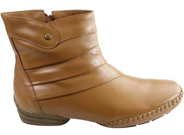 Comfortshoeco Lin Womens Leather Comfort Ankle Boots Made in Brazil