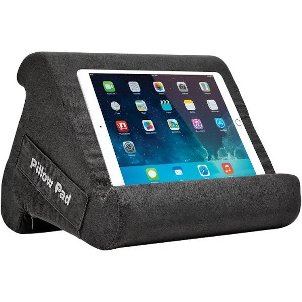 Multi-Angle Soft Tablet Stand - Charcoal | Pillow Pad