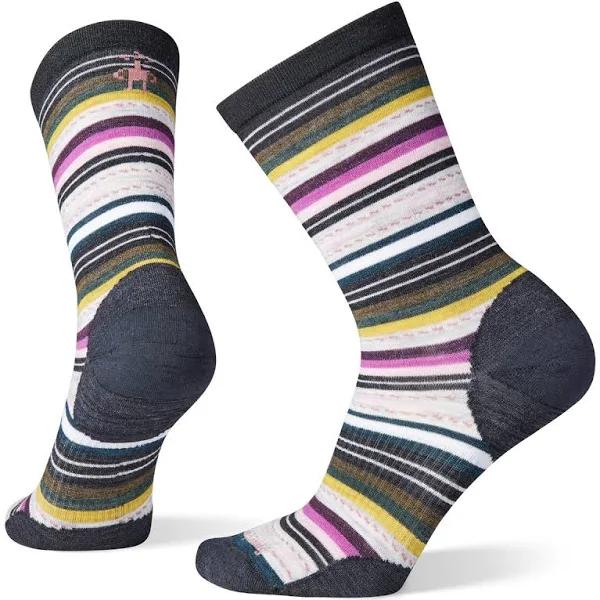 Smartwool Women's Everyday Margarita Crew Socks - Charcoal