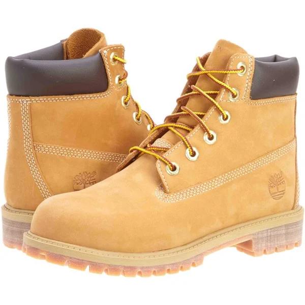 Timberland Big Kids' 6" Classic Boots, Wheat, 7