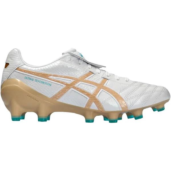 ASICS Lethal Testimonial 4 It Football Boots White US Mens 13 / Womens 14.5