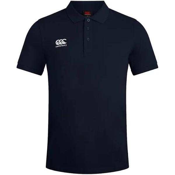 Canterbury Mens Waimak Polo Shirt Navy XL Cotton Mens Polo Shirt