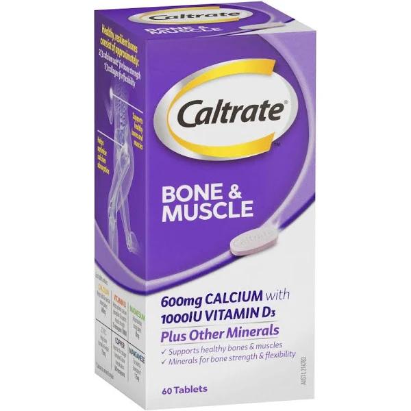 Caltrate Bone & Muscle Health - 60 Tablets