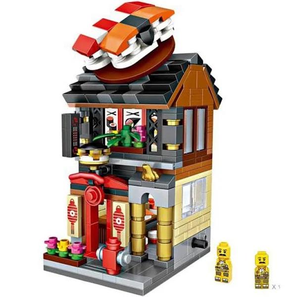 LOZ Mini Blocks - Sushi Restaurant Building Bricks Set 20 x 17 x 5 cm