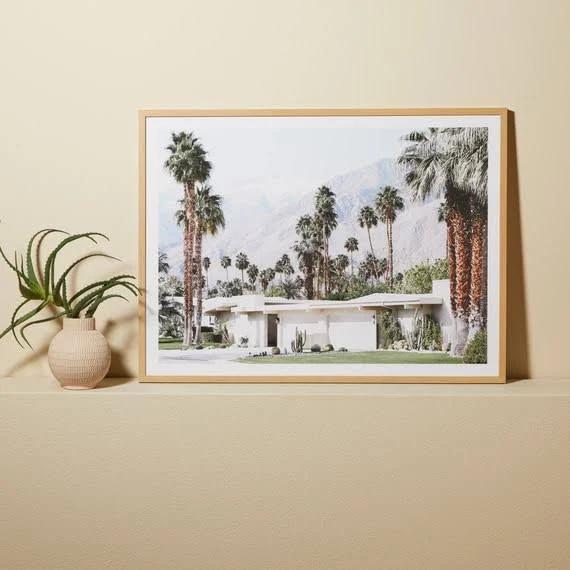 Palm Springs House Framed Print by Freedom