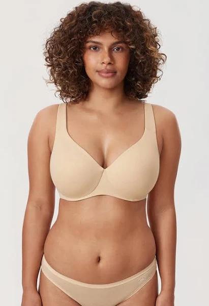 Unlined Minimizer Bra / Light Oatmeal / 20 / C