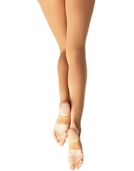 Capezio Self Knit Waist Stirrup Tight Large/X-Large Women Tights