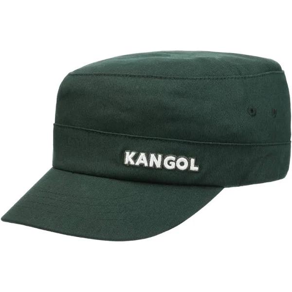 Kangol - Green Army Cap - Cotton Twill Pine Army @ Hatstore