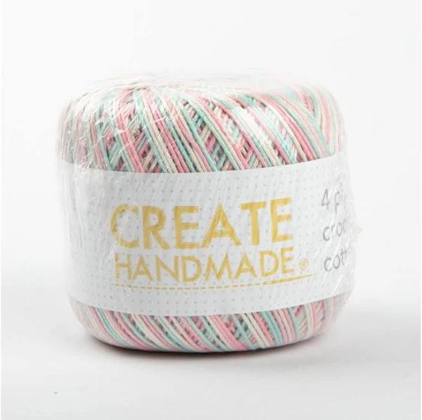 Create Handmade Crochet Cotton Ver Pastel (4 Ply)