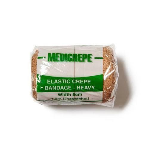 Medicrepe Heavy Elastic Crepe Bandage 5cm x 1.5m Unstretched