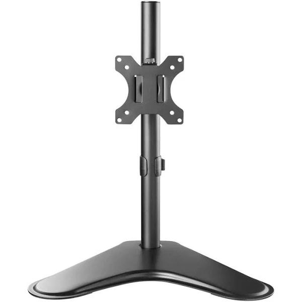 WALI Free Standing Single LCD Monitor Fully Adjustable Desk Mount Fits 1 Screen