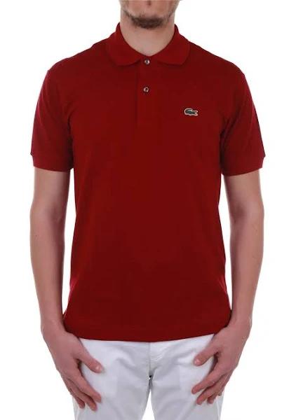 Lacoste - Bordeaux Classic Fit Polo Shirt - Medium