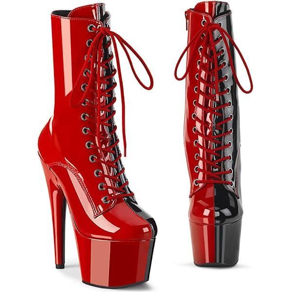 Pleaser ADORE-1040TT Red-Black Patent/Red-Black Size 5