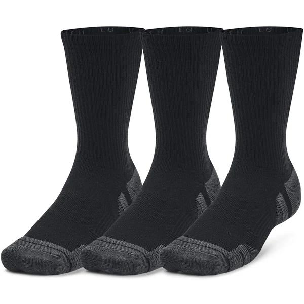 Under Armour Performance Tech Crew Socks (3 Pairs) XL / Black