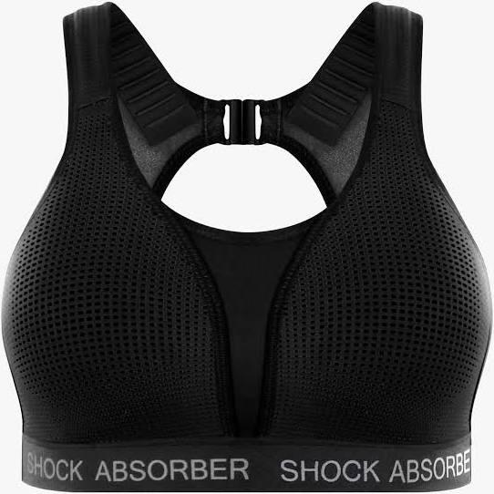 Shock Absorber Ultimate Run Padded Sports Bra, Black - 32F