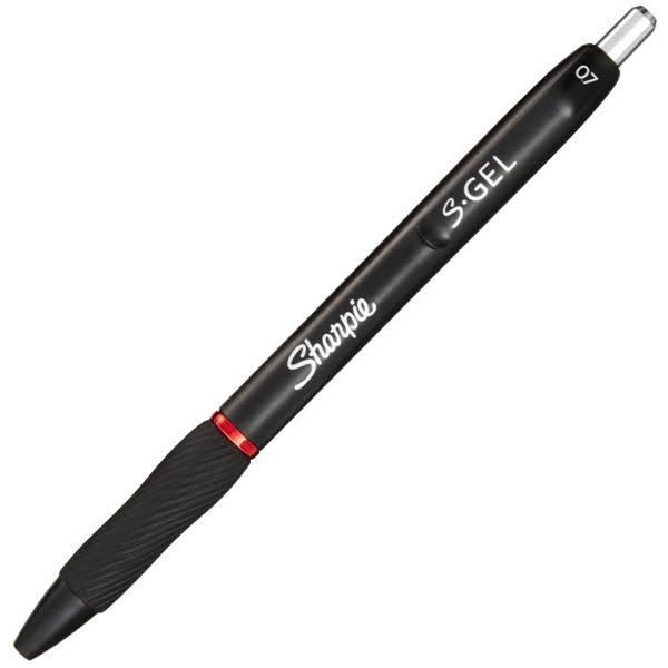 Sharpie S-Gel Pen Retractable 0.7mm Red