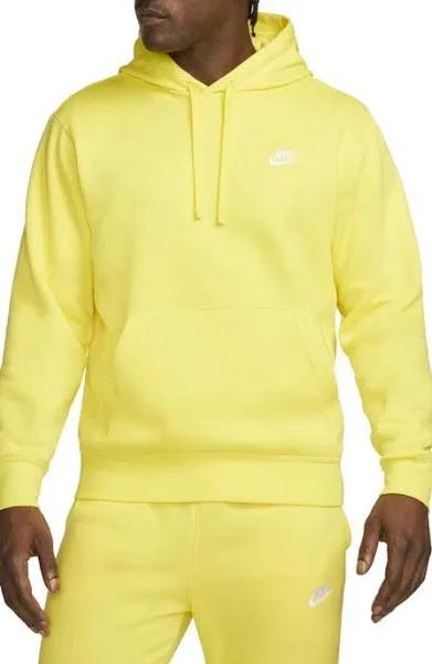 Nike Sportswear Club Fleece Pullover Hoodie - Yellow