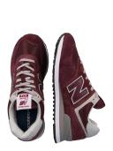 New Balance Burgundy 574 Core Sneakers