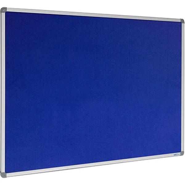 Visionchart VF1290D Corporate Felt Pinboard Royal Blue - 1200 x 900mm