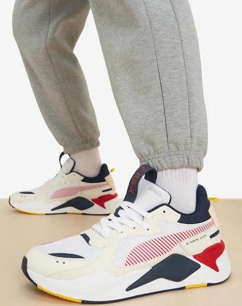 Puma RS-X Geek Shoes Pure White Red - 46