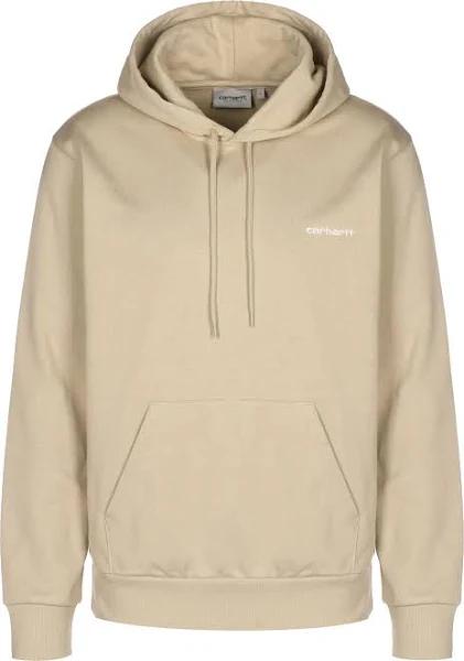 Carhartt WIP Hooded Script Embroidery Sweat - Wall / Wax - S - Men